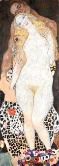 Gustav Klimt - Adán y Eva