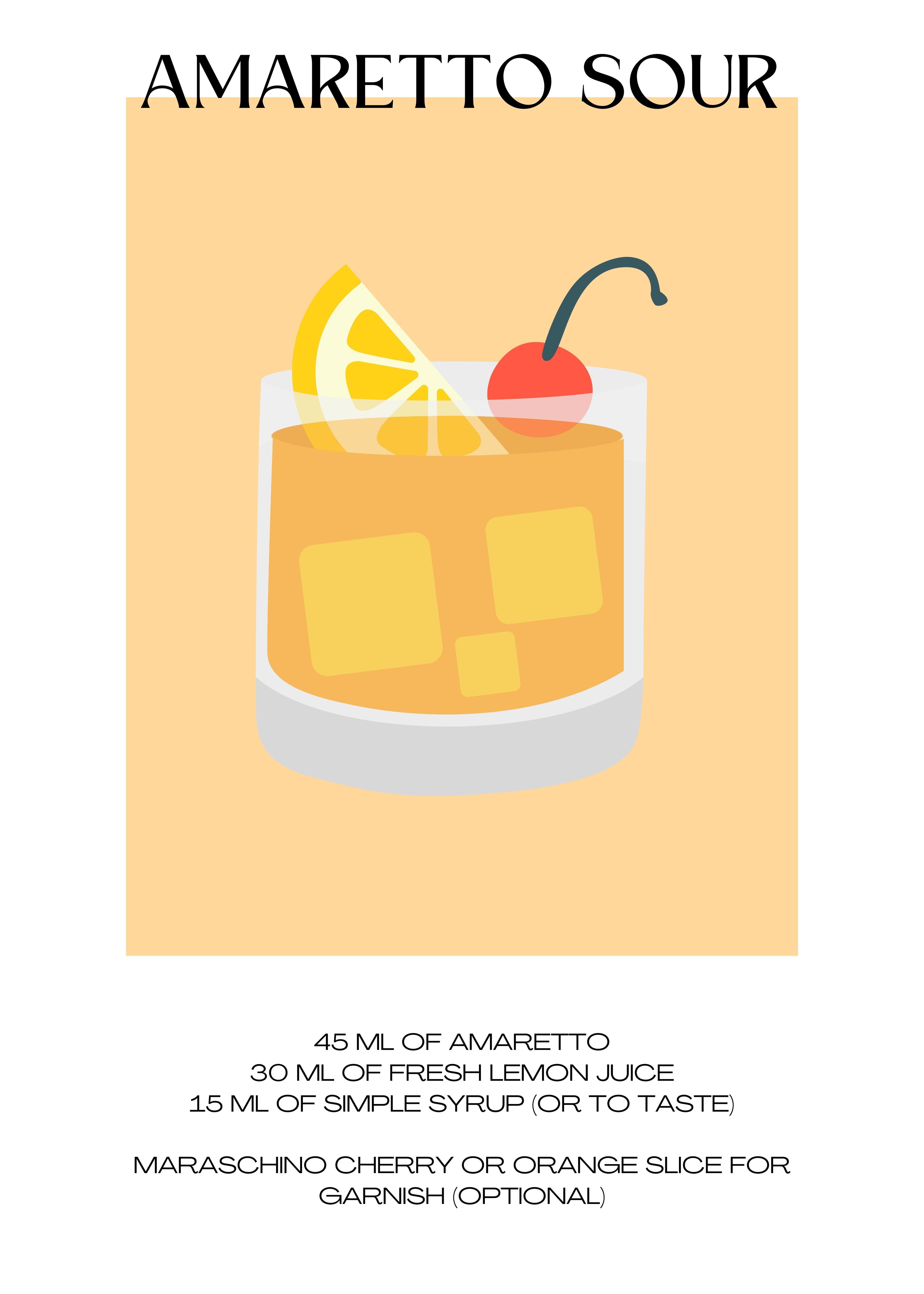 Amaretto sour