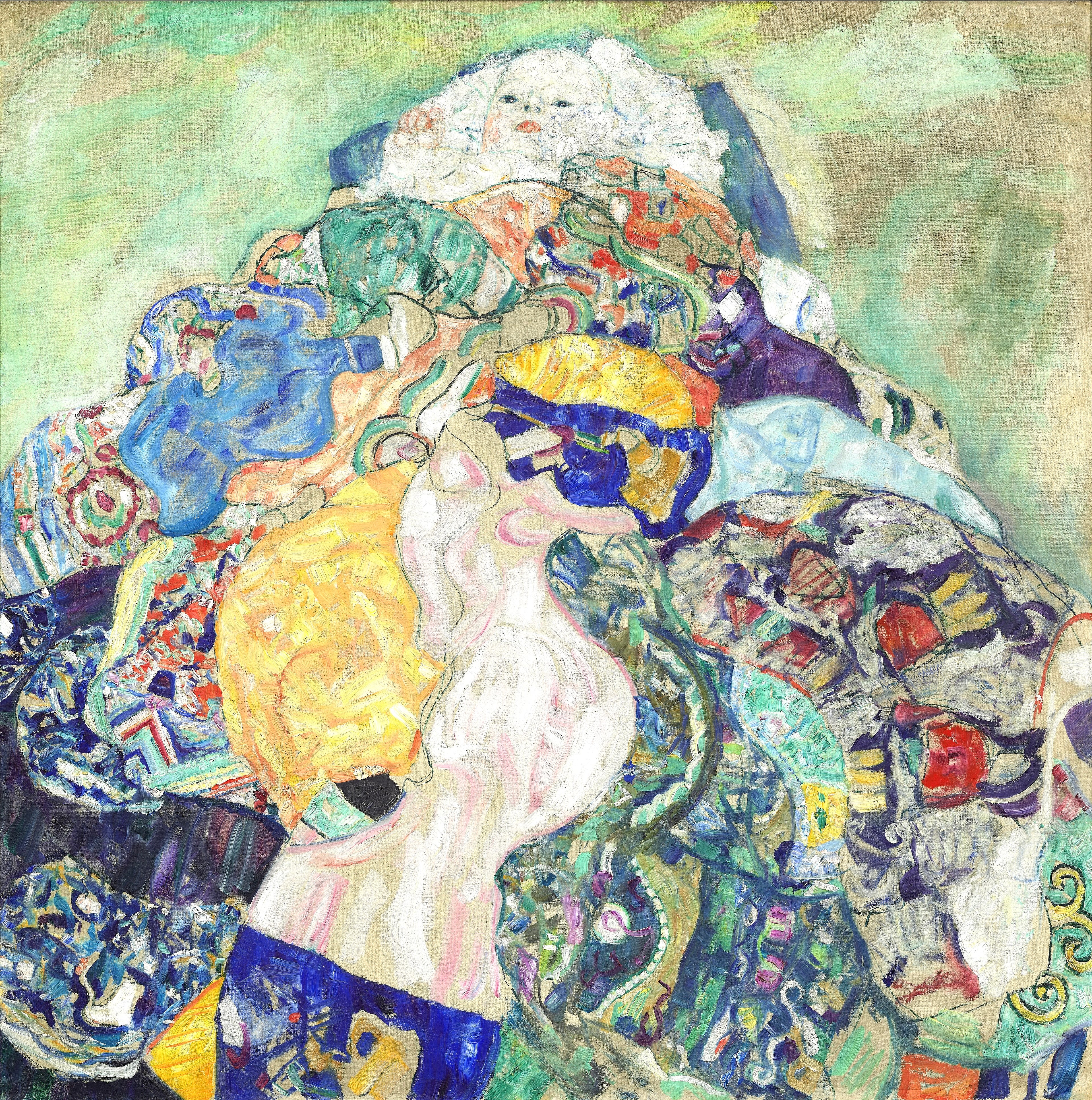 Gustav Klimt - Bebé (cuna)