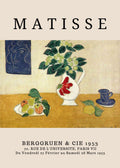 Matisse - Bodegón con jarrón, frutas y una taza
