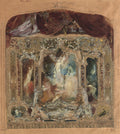 Gustav Klimt - Bosquejo del telón de teatro en Reichenberg (Liberec)