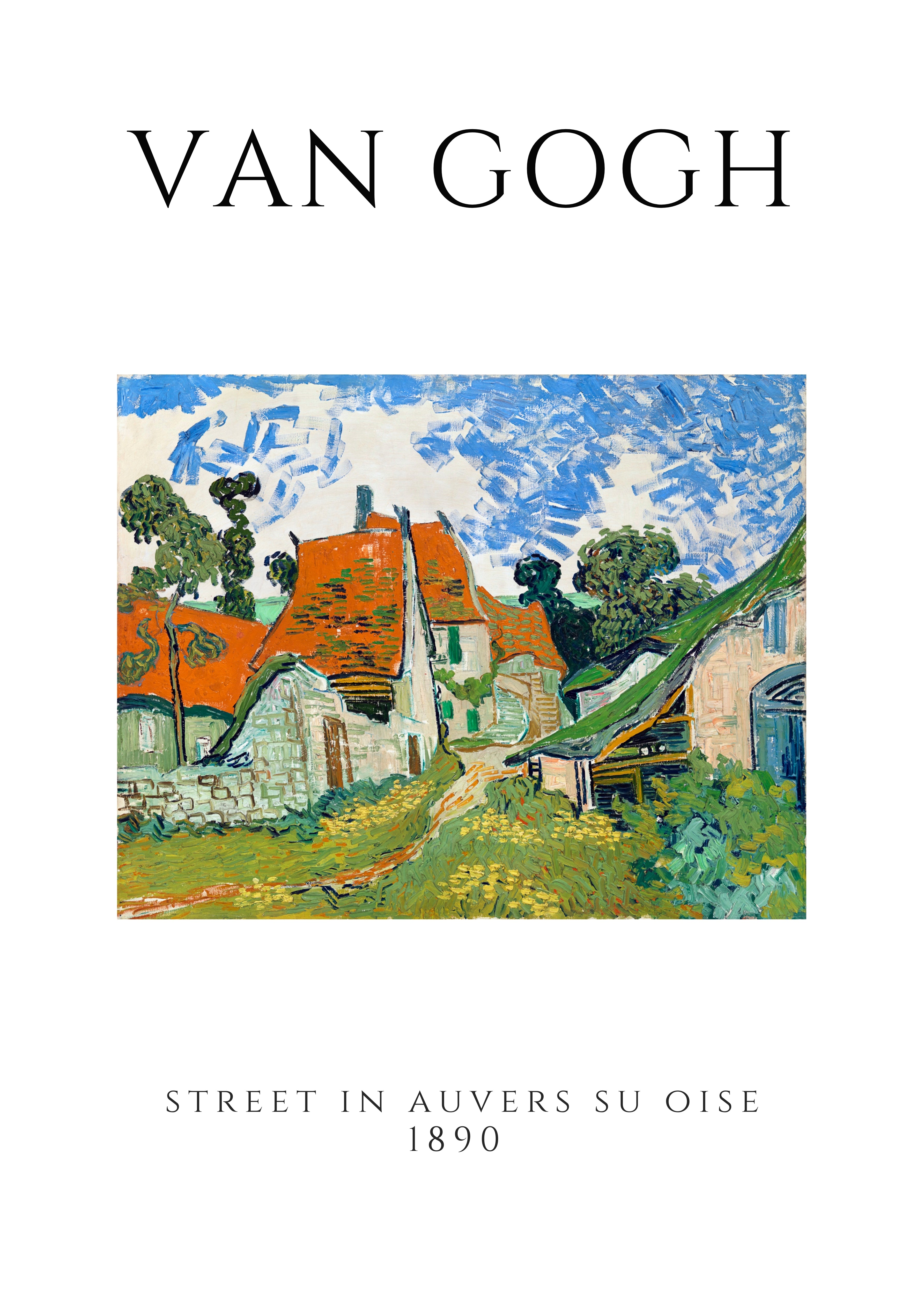 Van Gogh - Calle en Auvers Oise