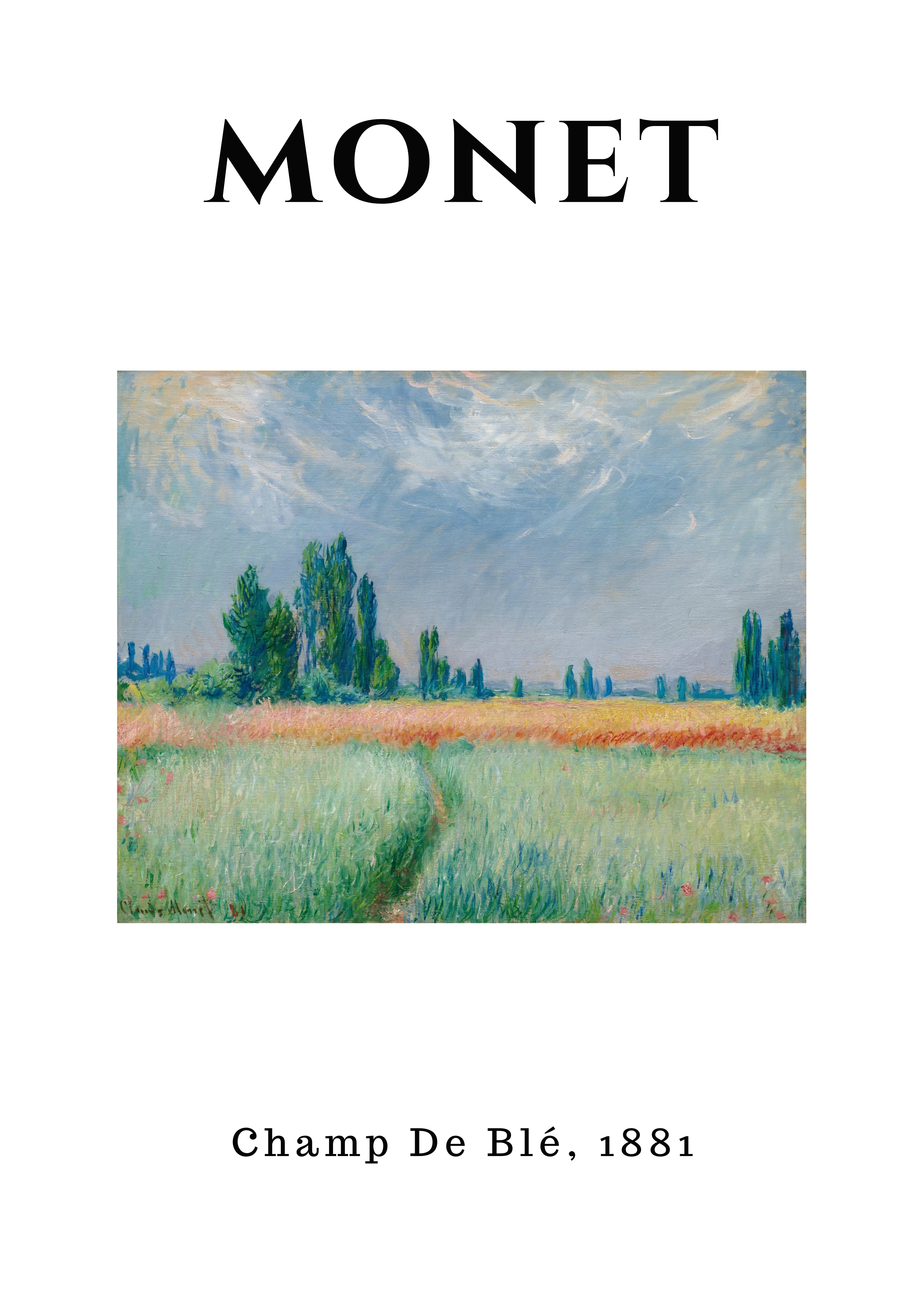 Monet - Campo de trigo