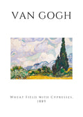 Van Gogh - Campo de trigo con cipreses
