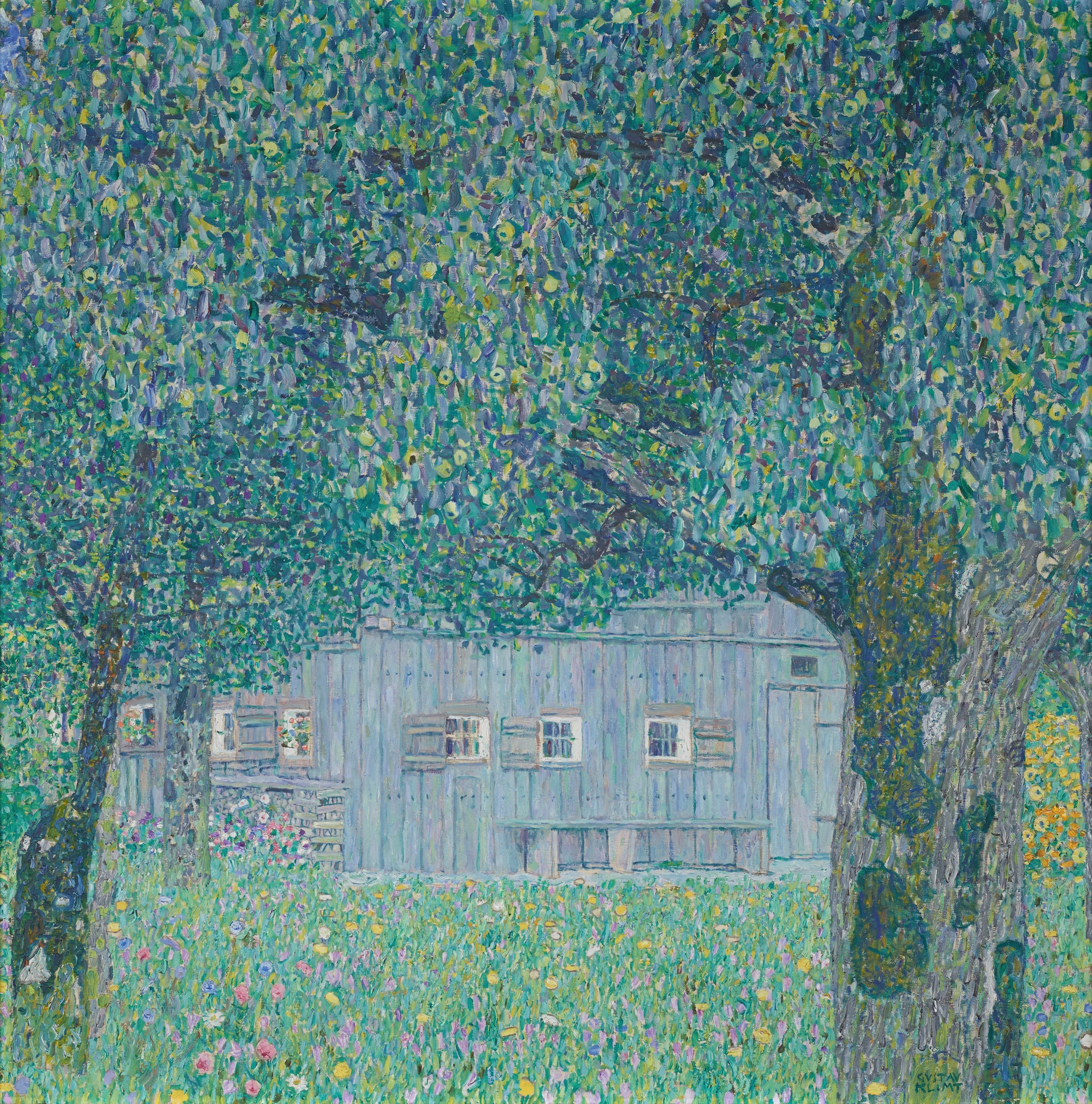 Gustav Klimt - Casa de campo en la alta Austria