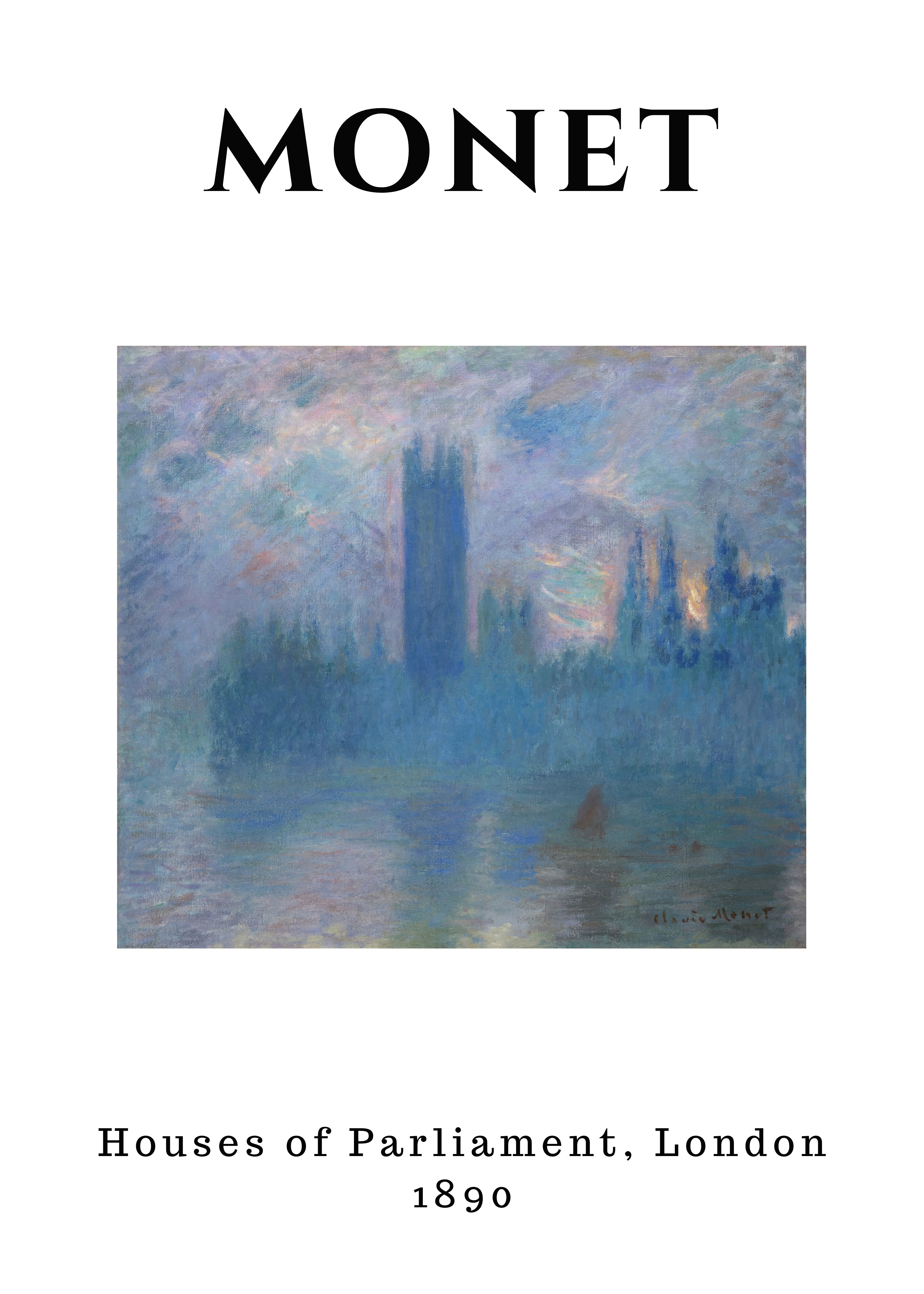 Monet - Casas del Parlamento, Londres
