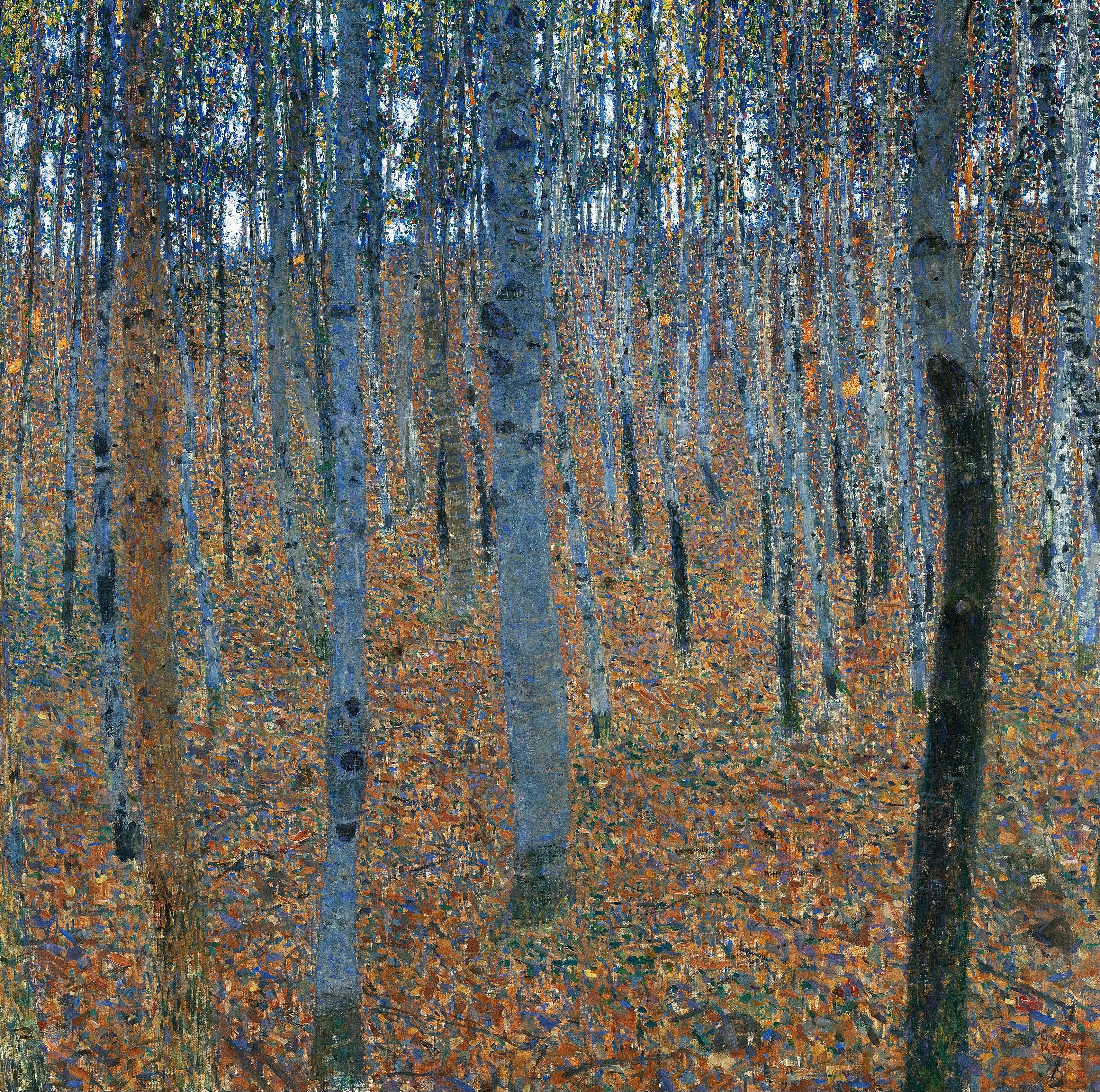 Gustav Klimt - El bosque de abedules