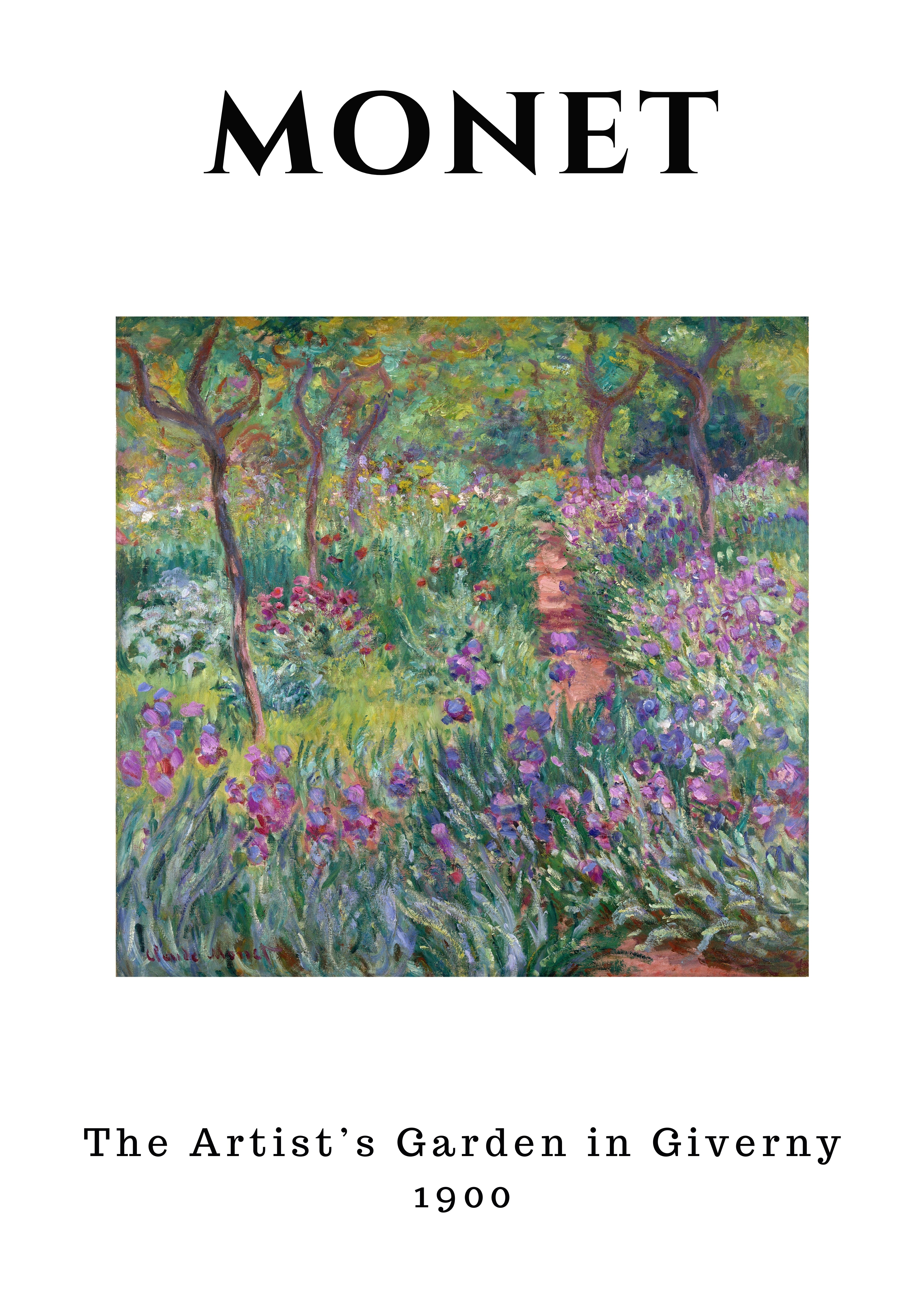 Monet - El jardín del artista en Giverny