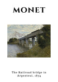 Monet - El puente del ferrocarril en Argenteuil