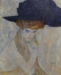 Gustav Klimt - El sombrero de plumas negras