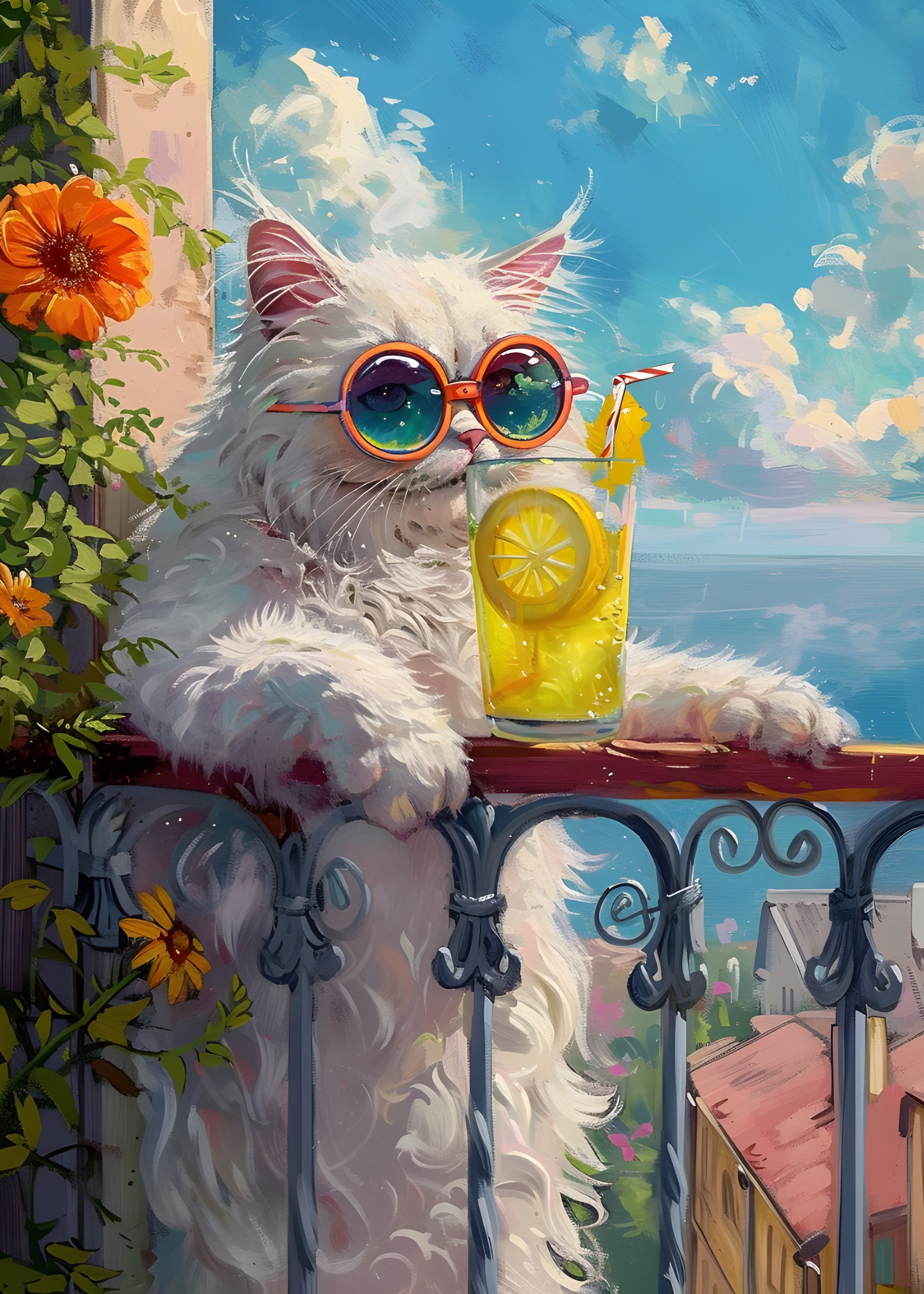 Gato y limonada