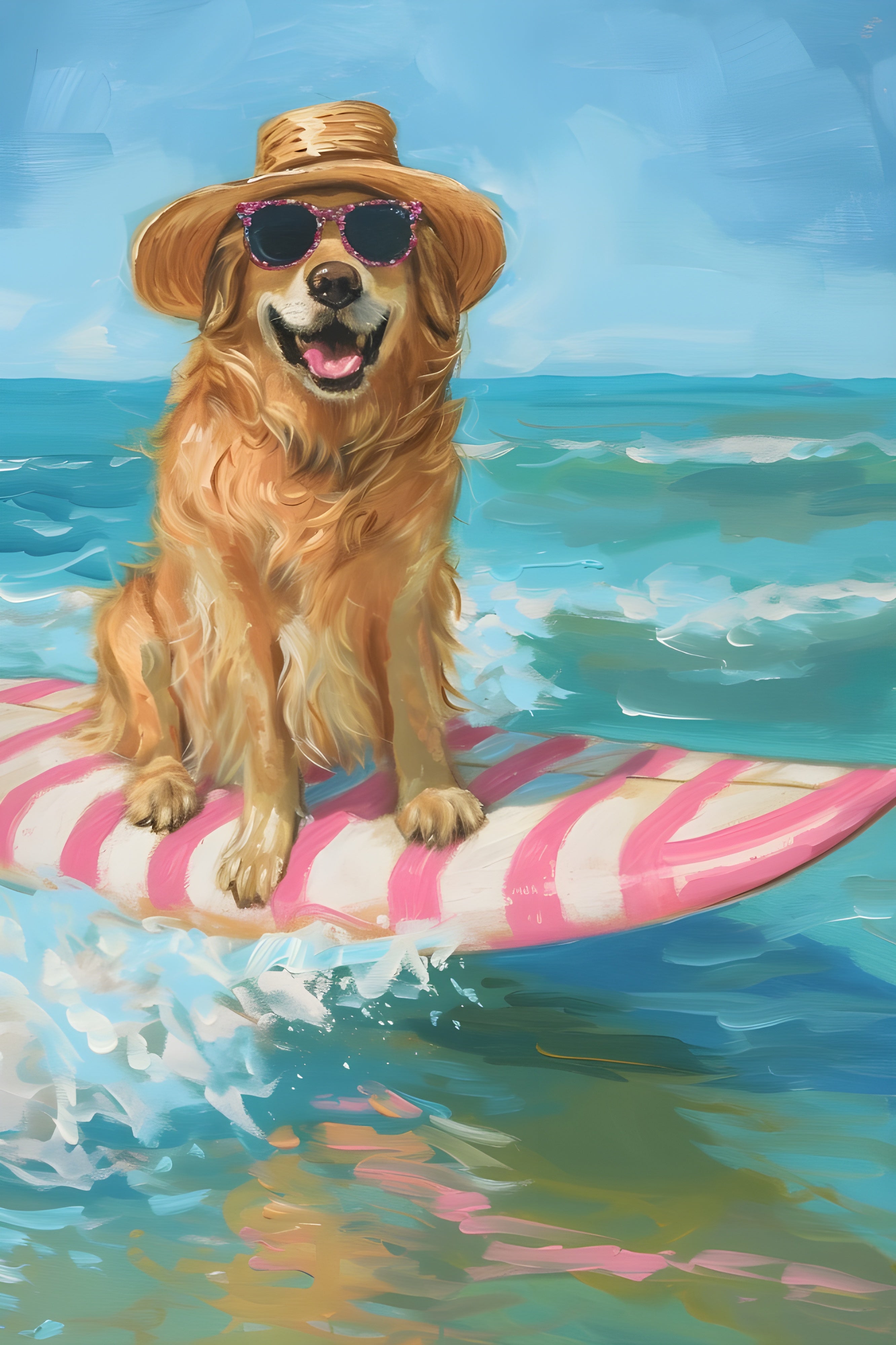 Golden surfer