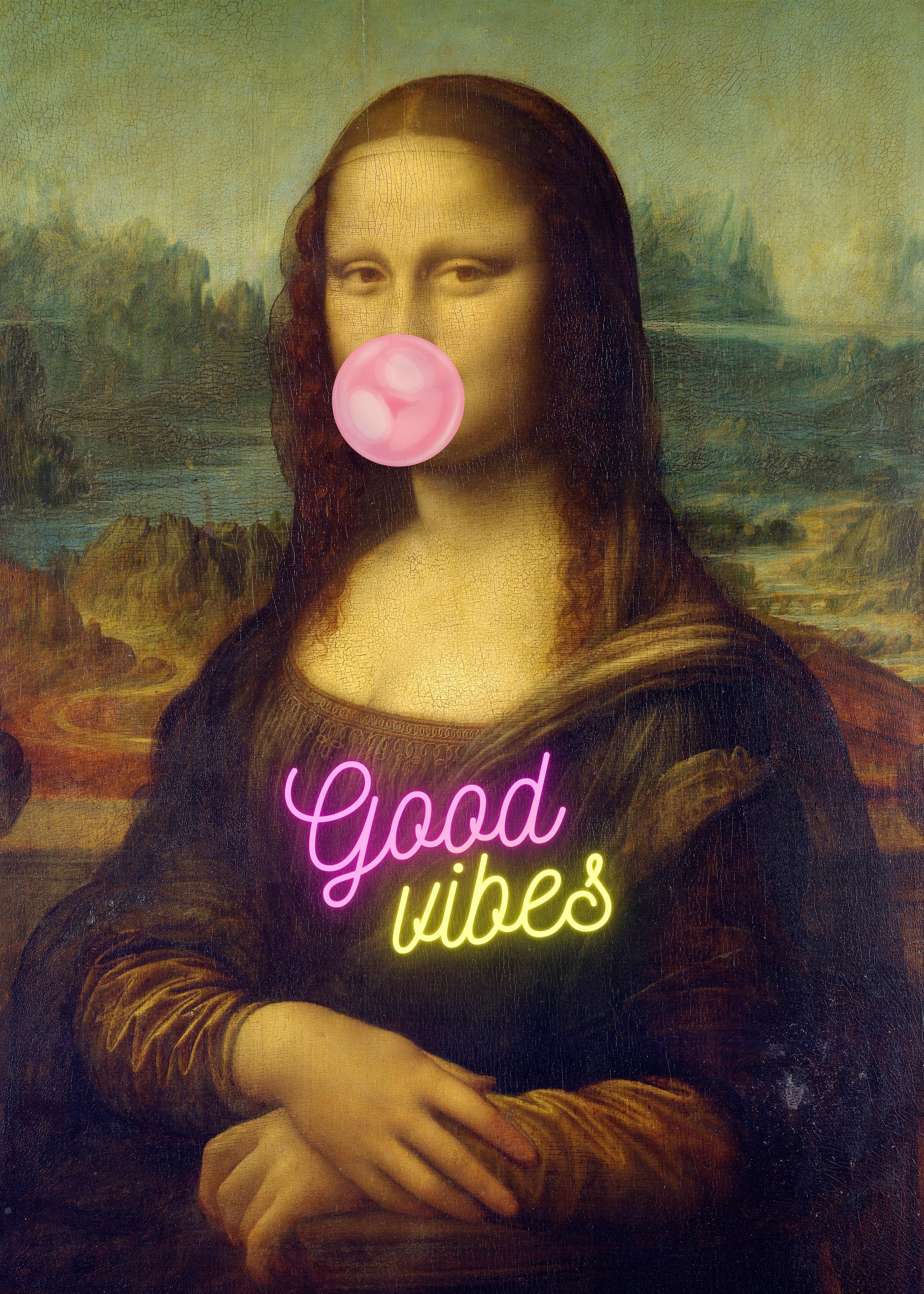 Good vibes Mona Lisa