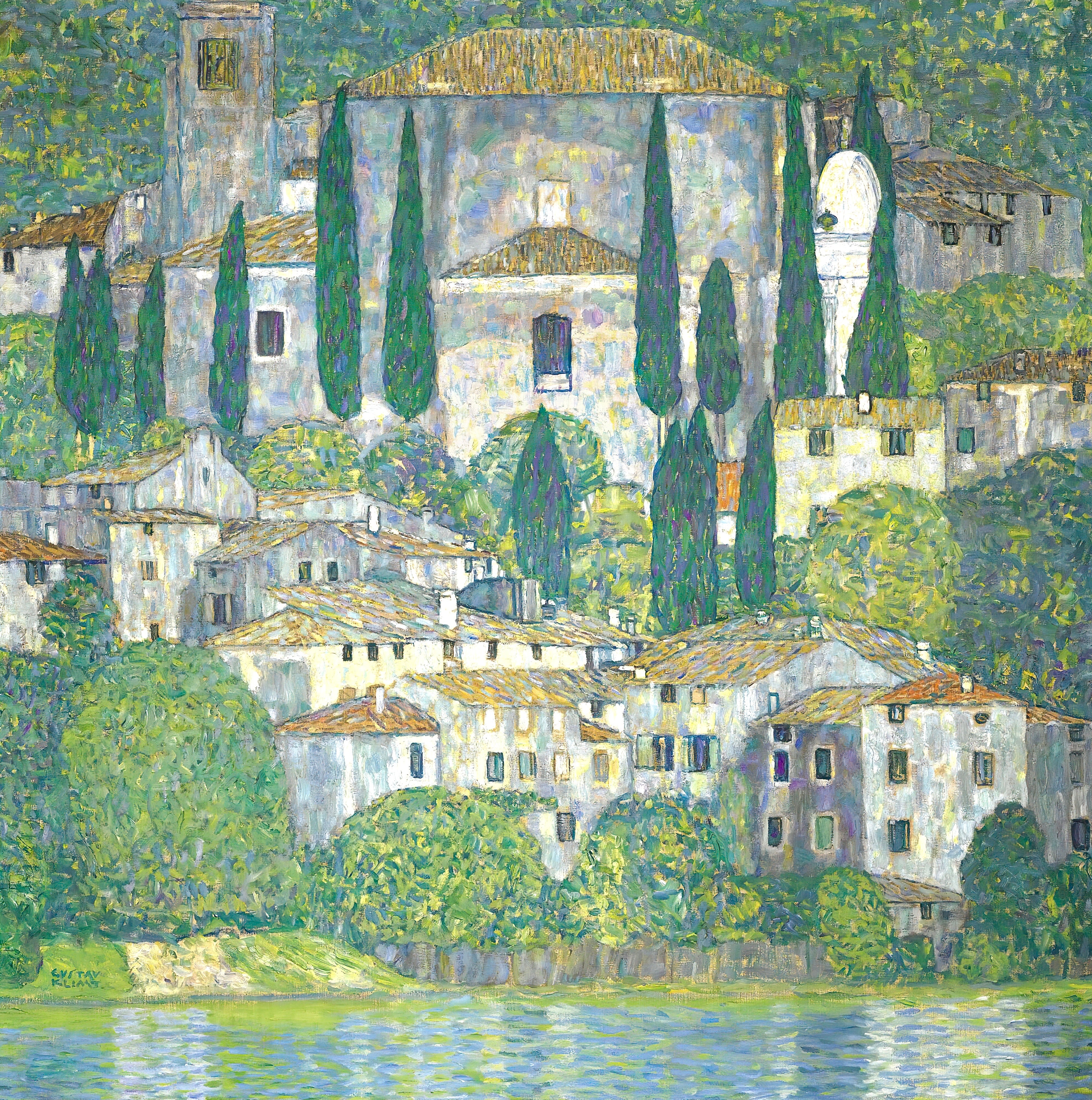 Gustav Klimt - Iglesia en Cassone