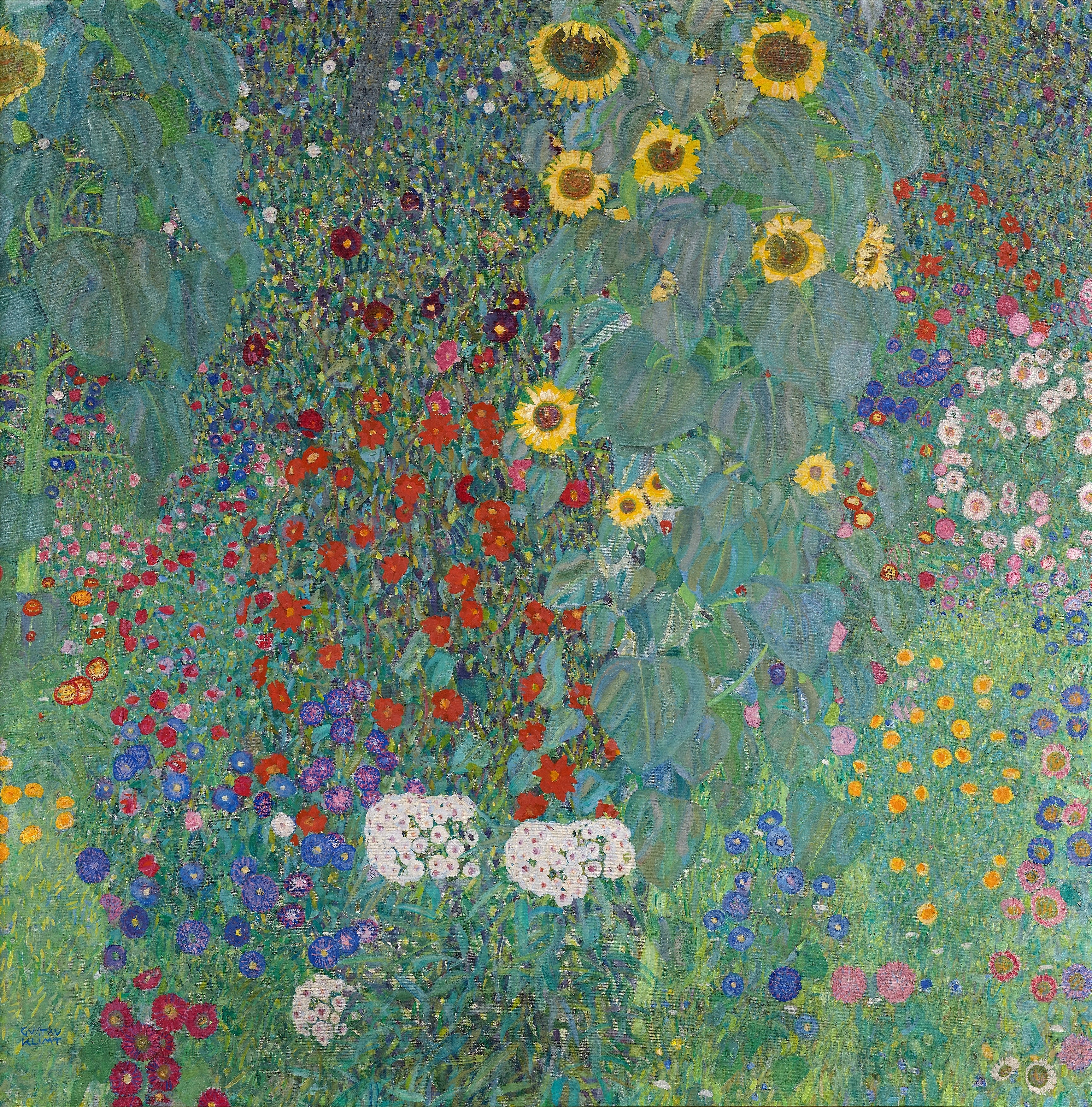 Gustav Klimt - Jardín de flores