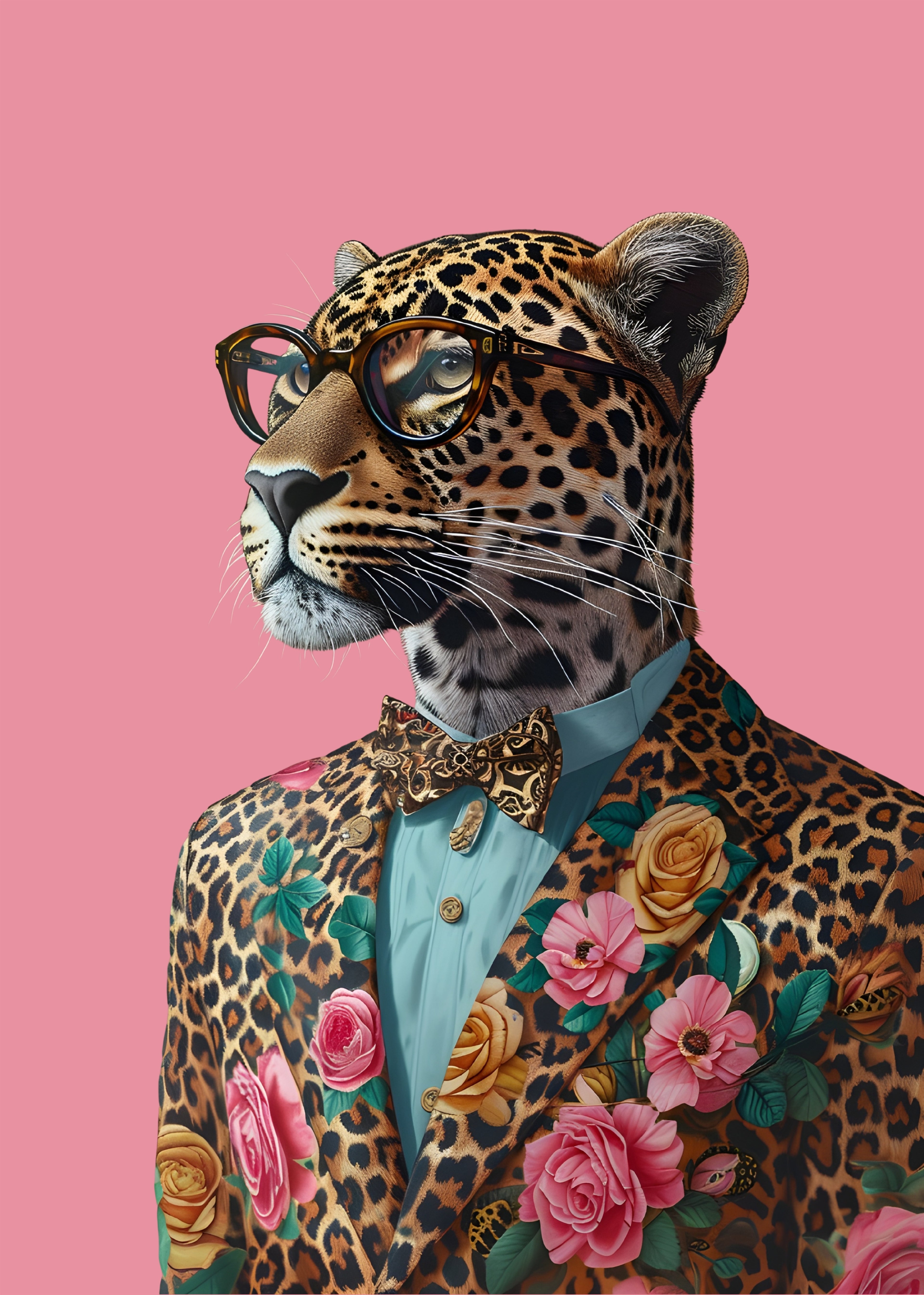 Leopardo y blazer
