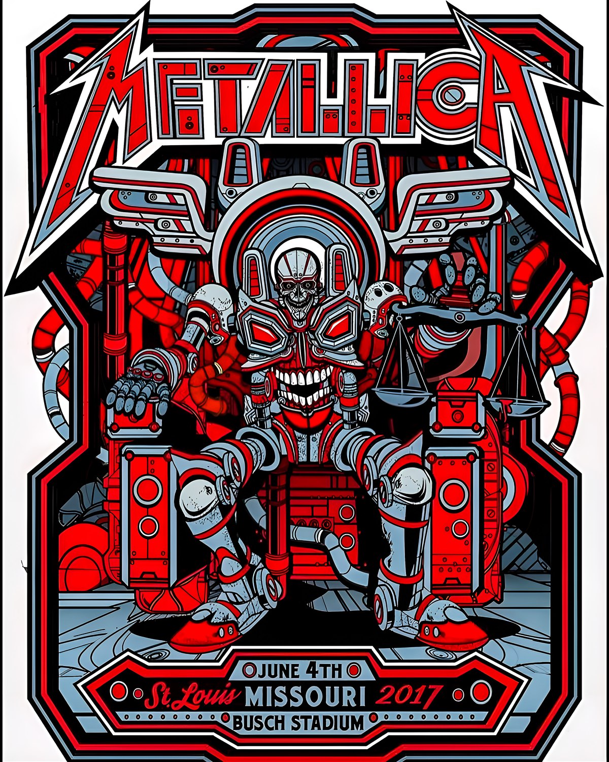 Metalica Busch Stadium