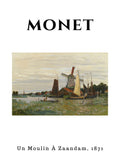 Monet - Molino de viento en Zaandam