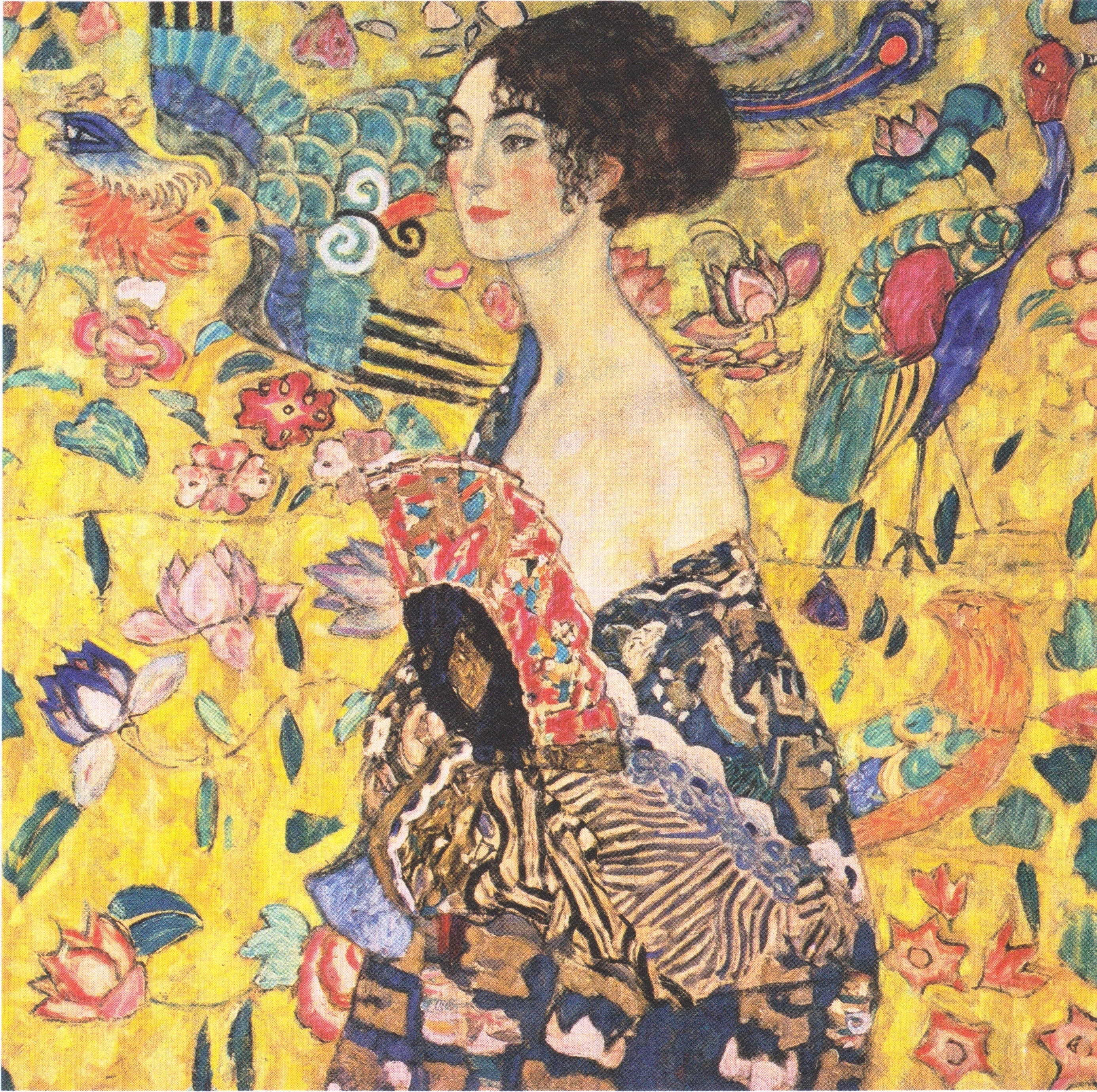 Gustav Klimt - Mujer con abanico