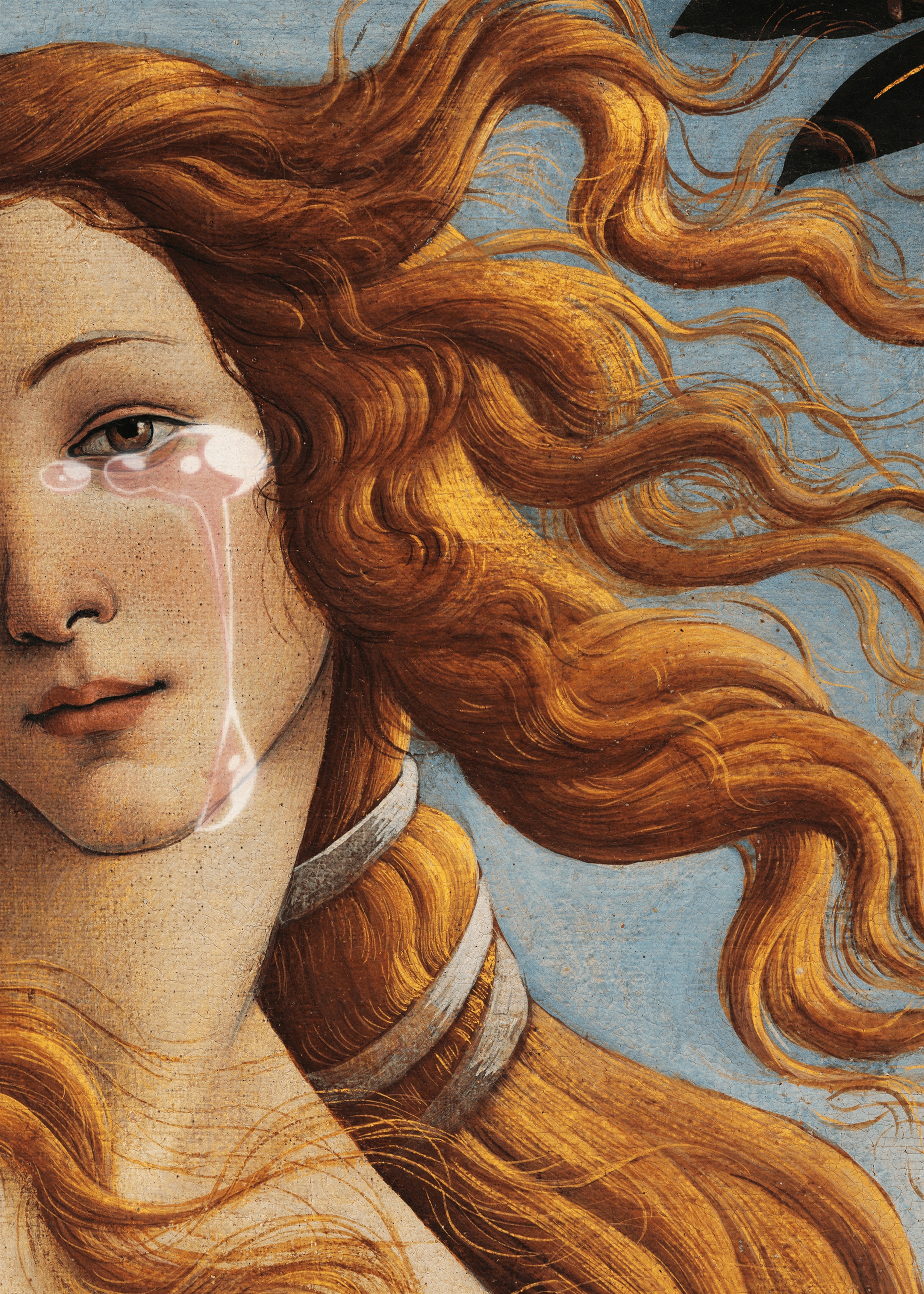 Nacimiento de Venus acercamiento