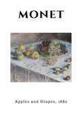 Monet - Naturaleza muerta con manzanas y uva