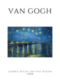 Van Gogh - Noche estrellada en el Ródano