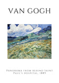 Van Gogh - Panorama desde detrás del hospital Saint Paul