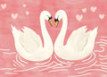 Pareja de cisnes