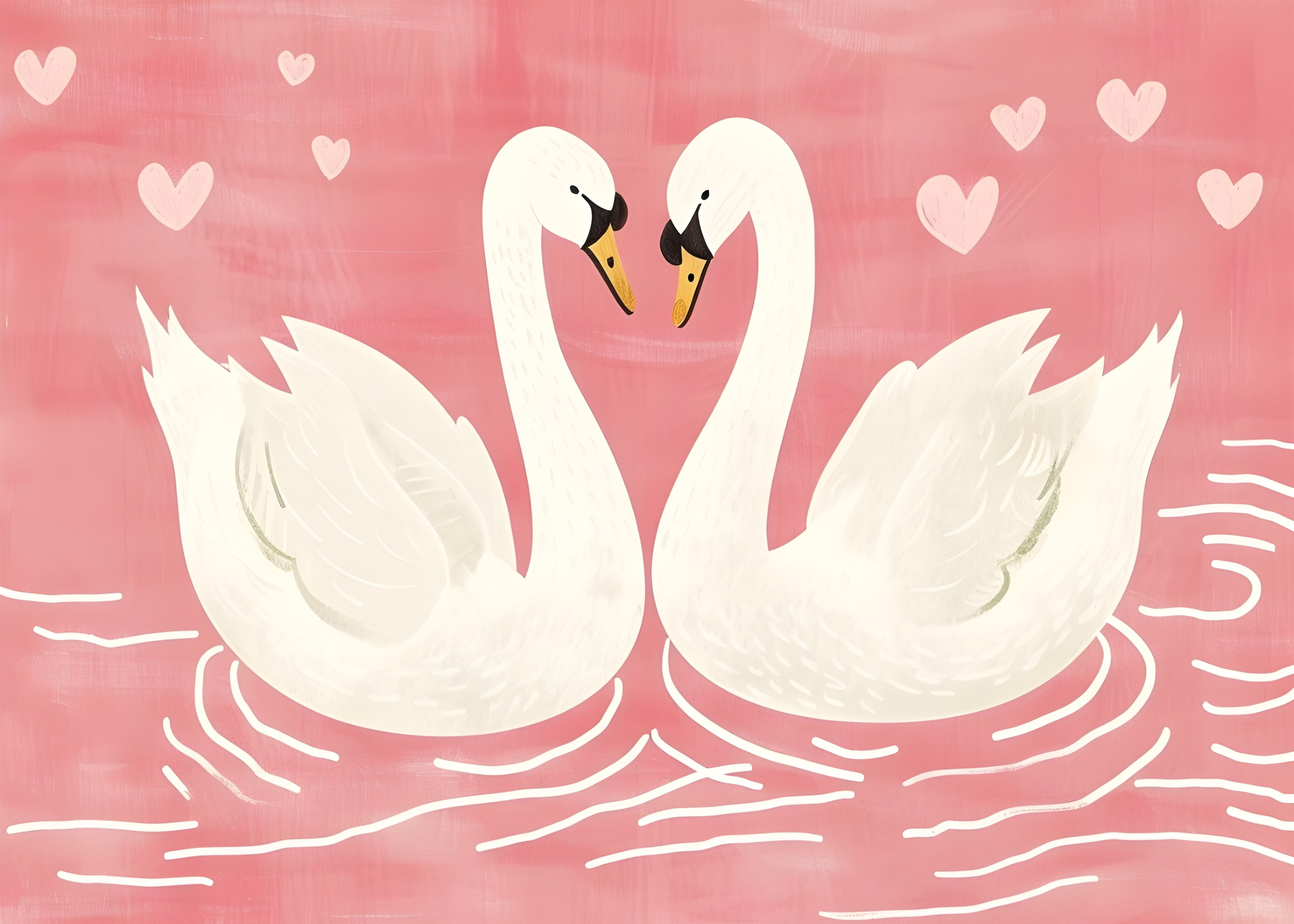 Pareja de cisnes