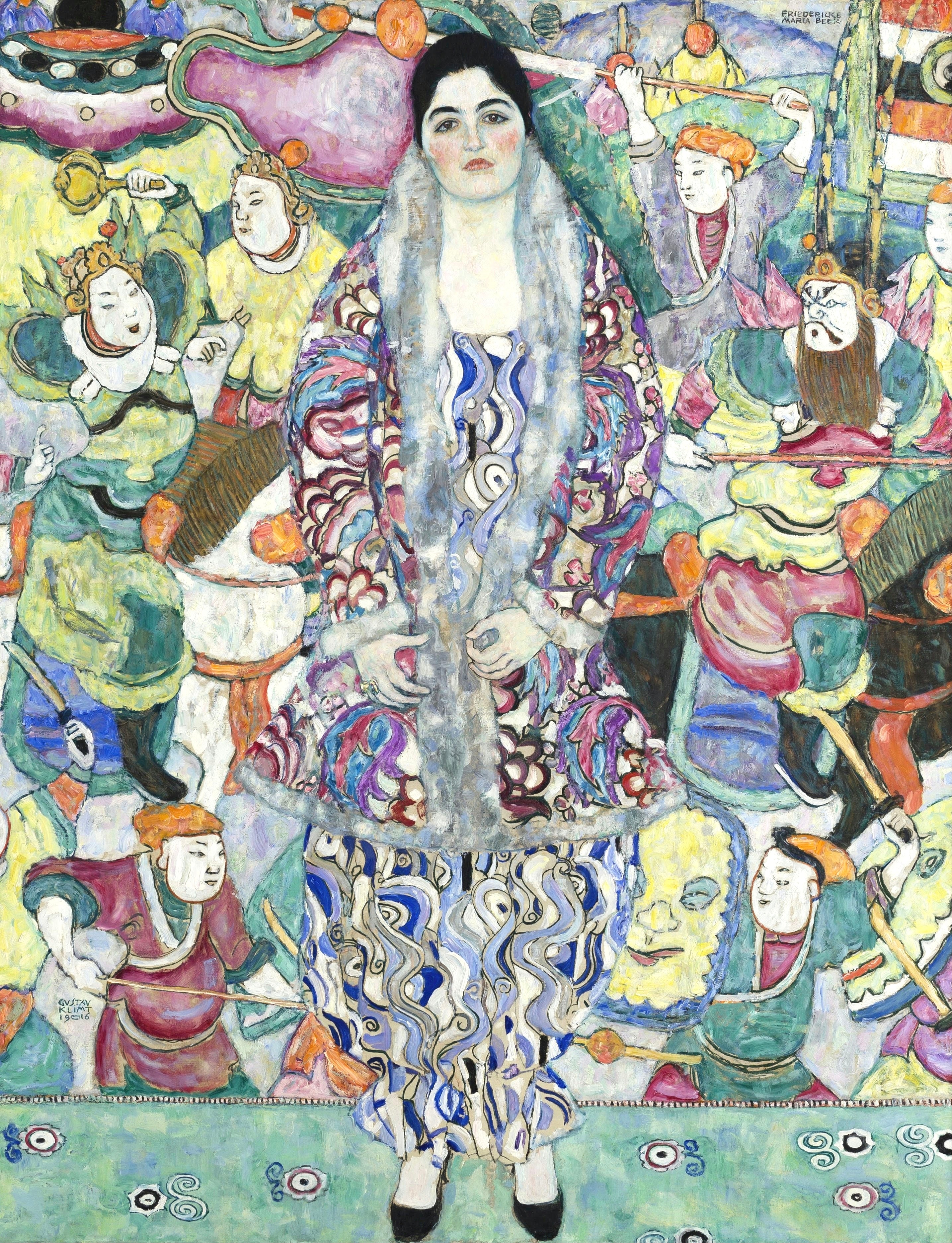 Gustav Klimt - Retrato de Friederike Maria Beer