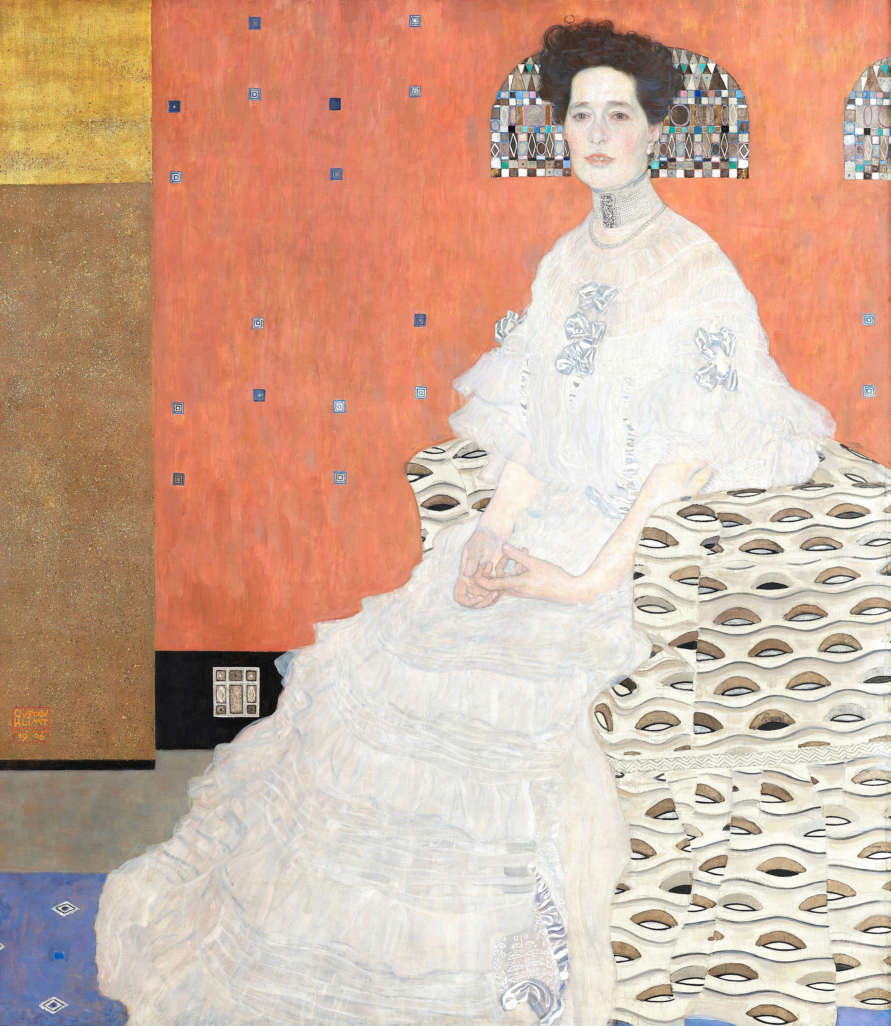 Gustav Klimt - Retrato de Fritza Riedler