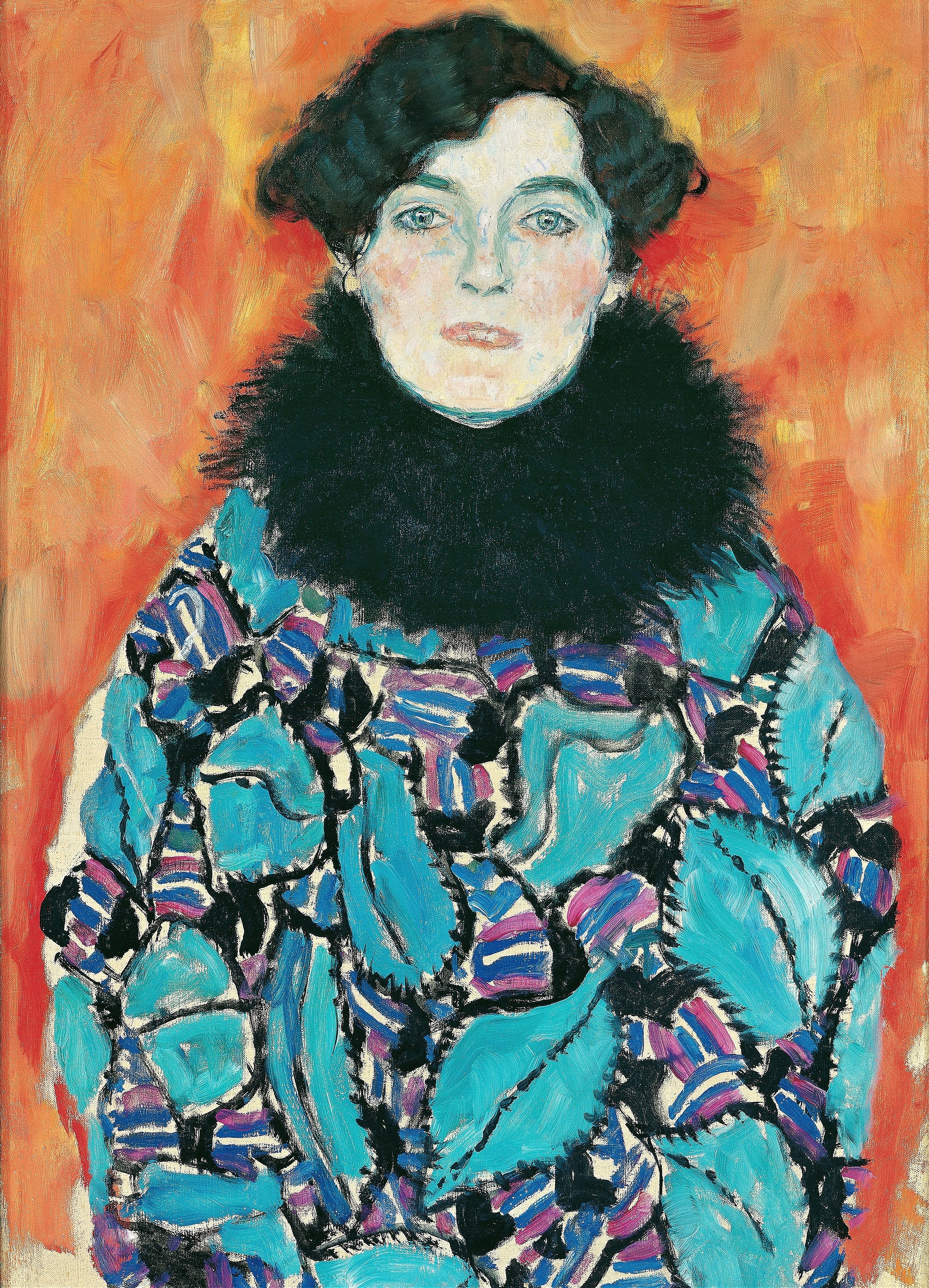 Gustav Klimt - Retrato de Johanna Staude