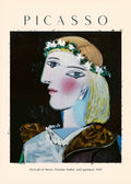 Picasso - Retrato de Marie-Thérèse Walter con guirnalda
