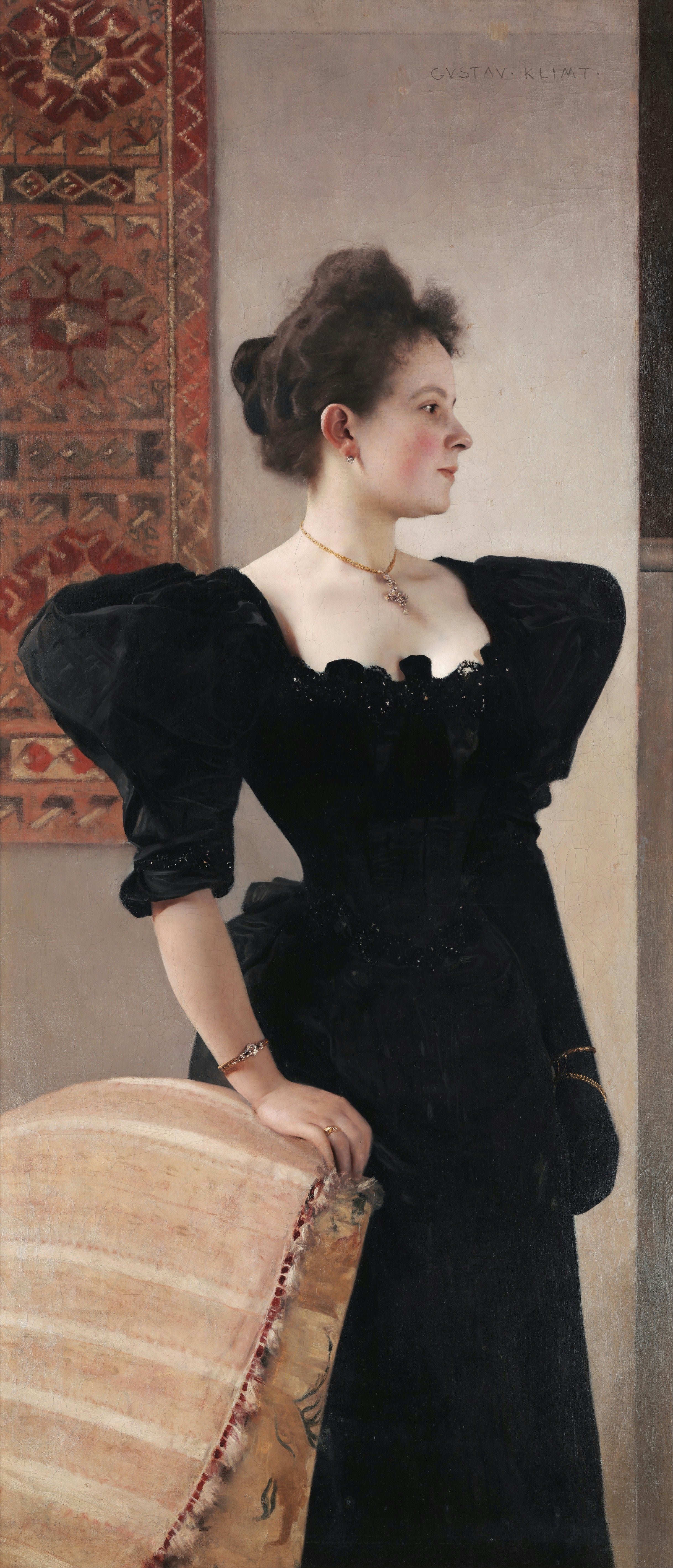 Gustav Klimt - Retrato de Marie Breunig