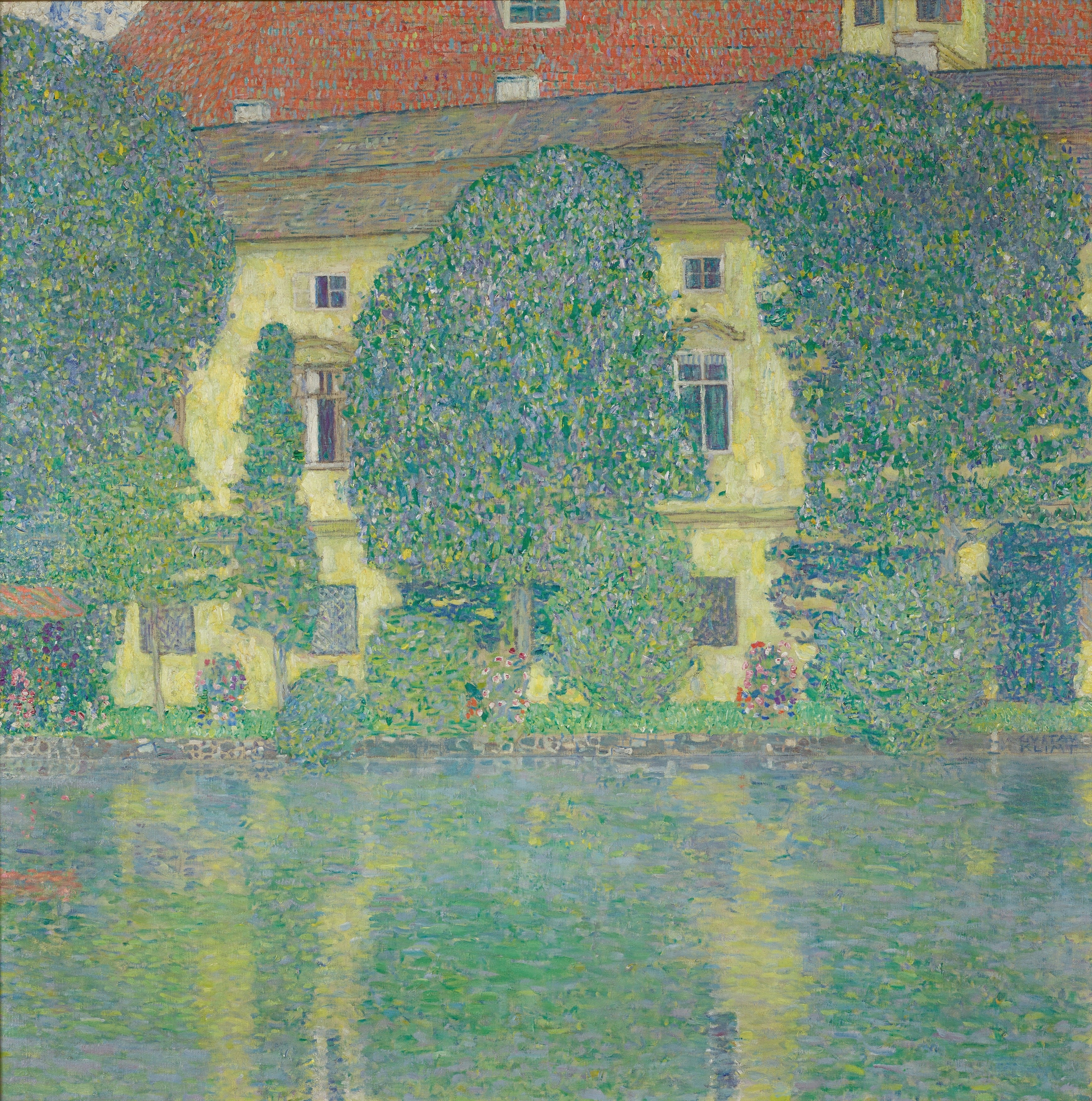 Gustav Klimt - Schloss Kammer en el Attersee III