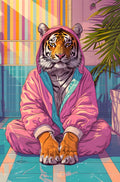 Tigre con buzo