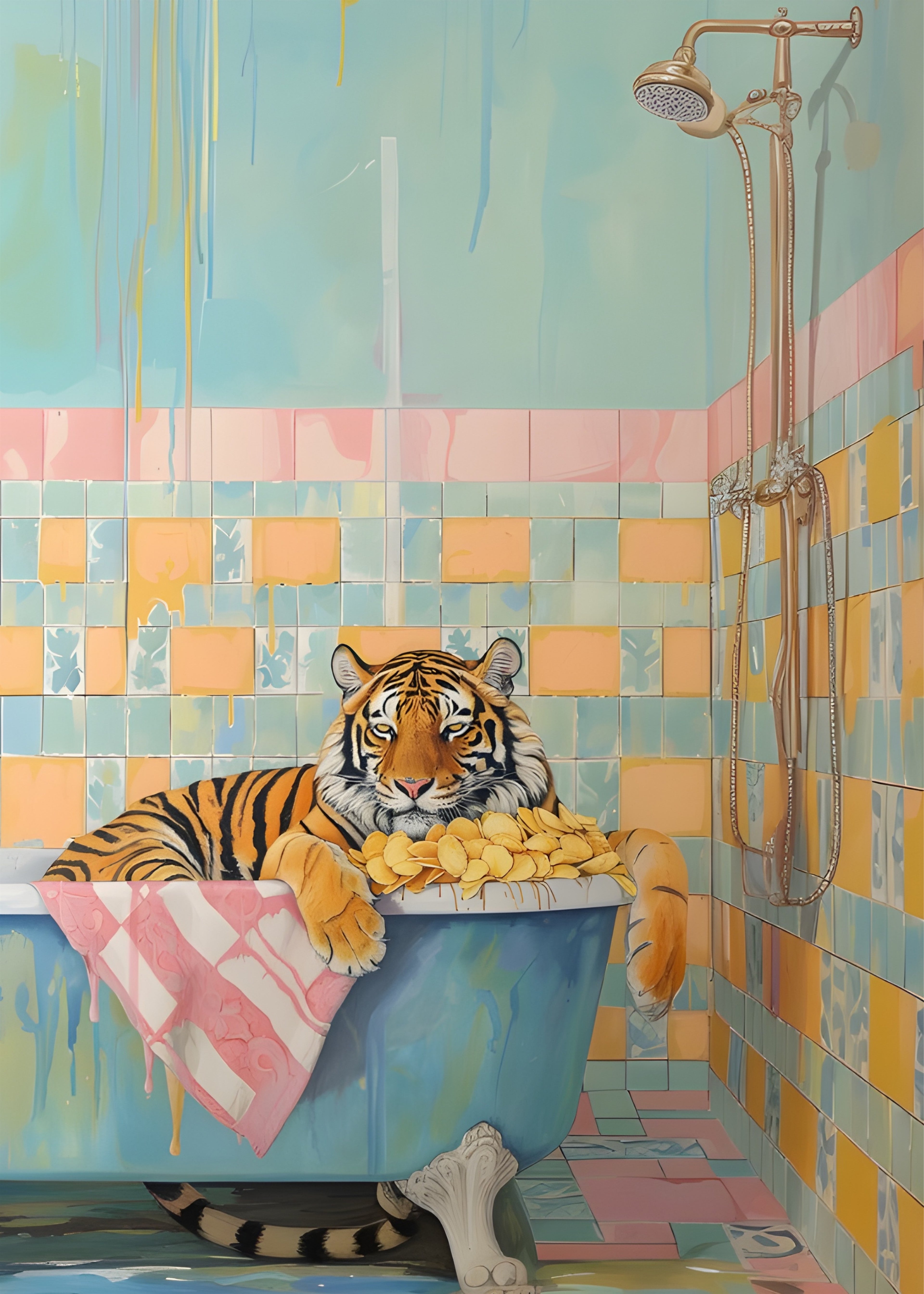 Tigre y bañera II