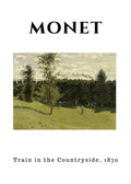 Monet - Tren en el campo
