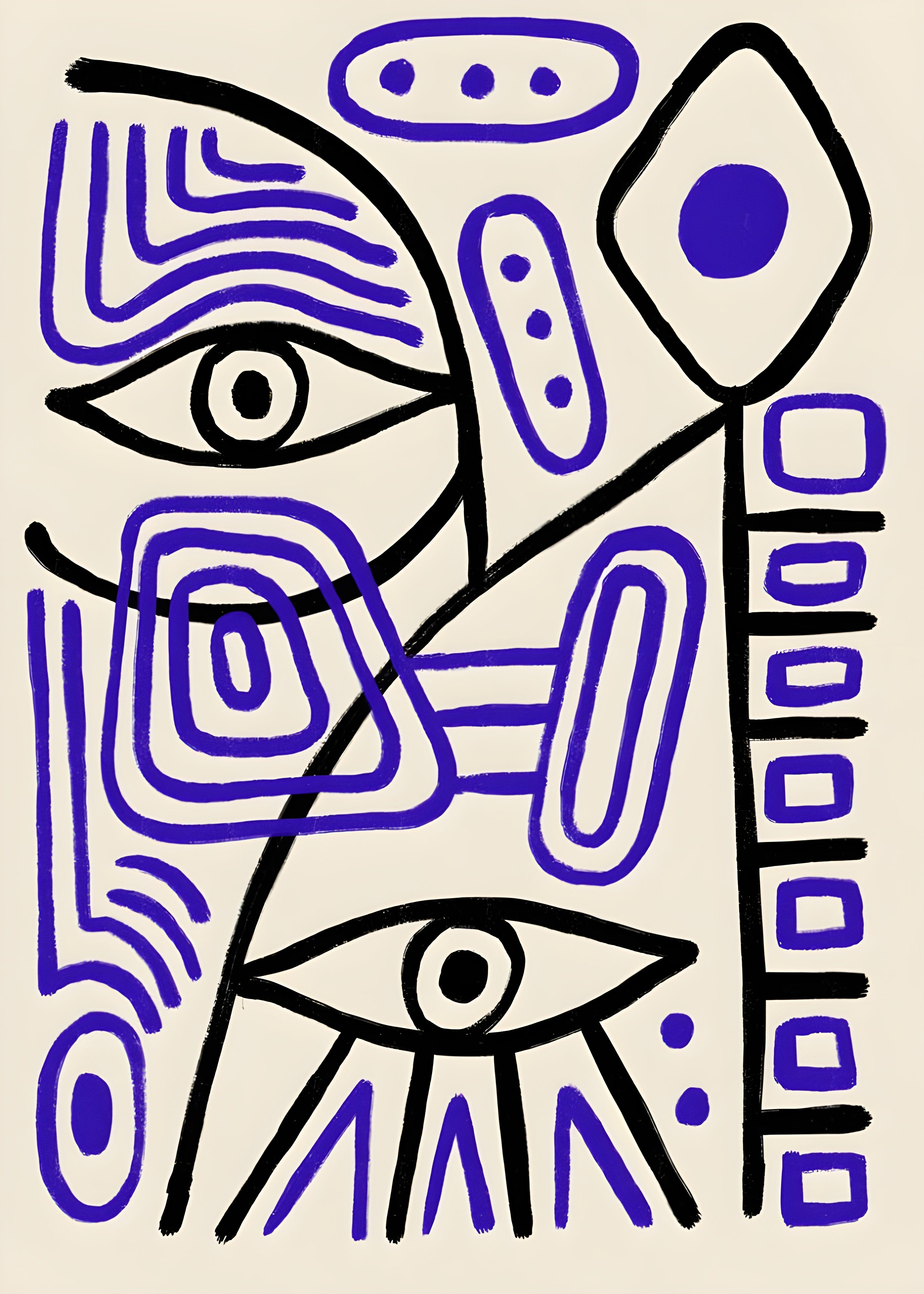 Picasso - Tribal pattern
