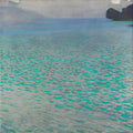 Gustav Klimt - Una isla en el lago Attersee