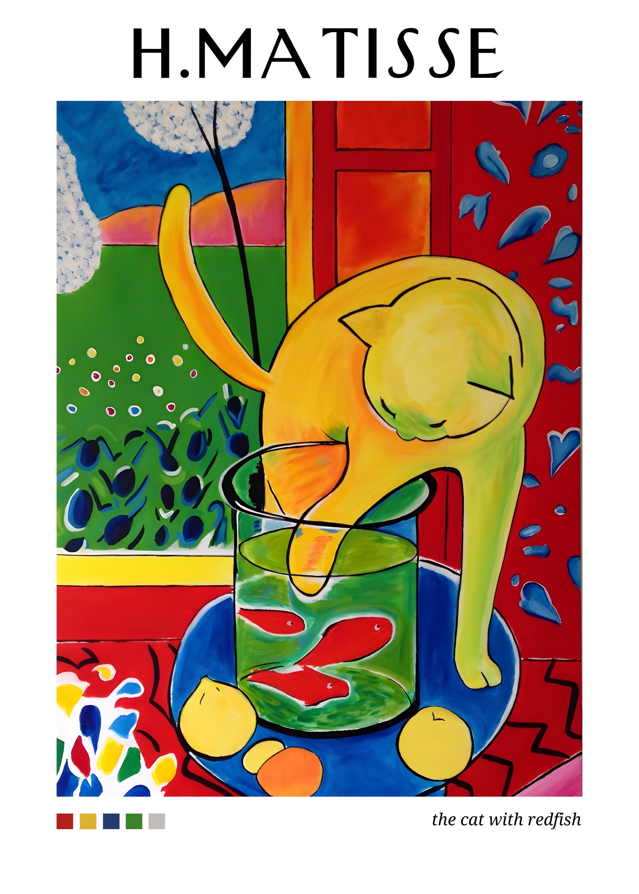 Matisse - El gato con pez rojo