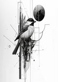 Pajaro abstracto I